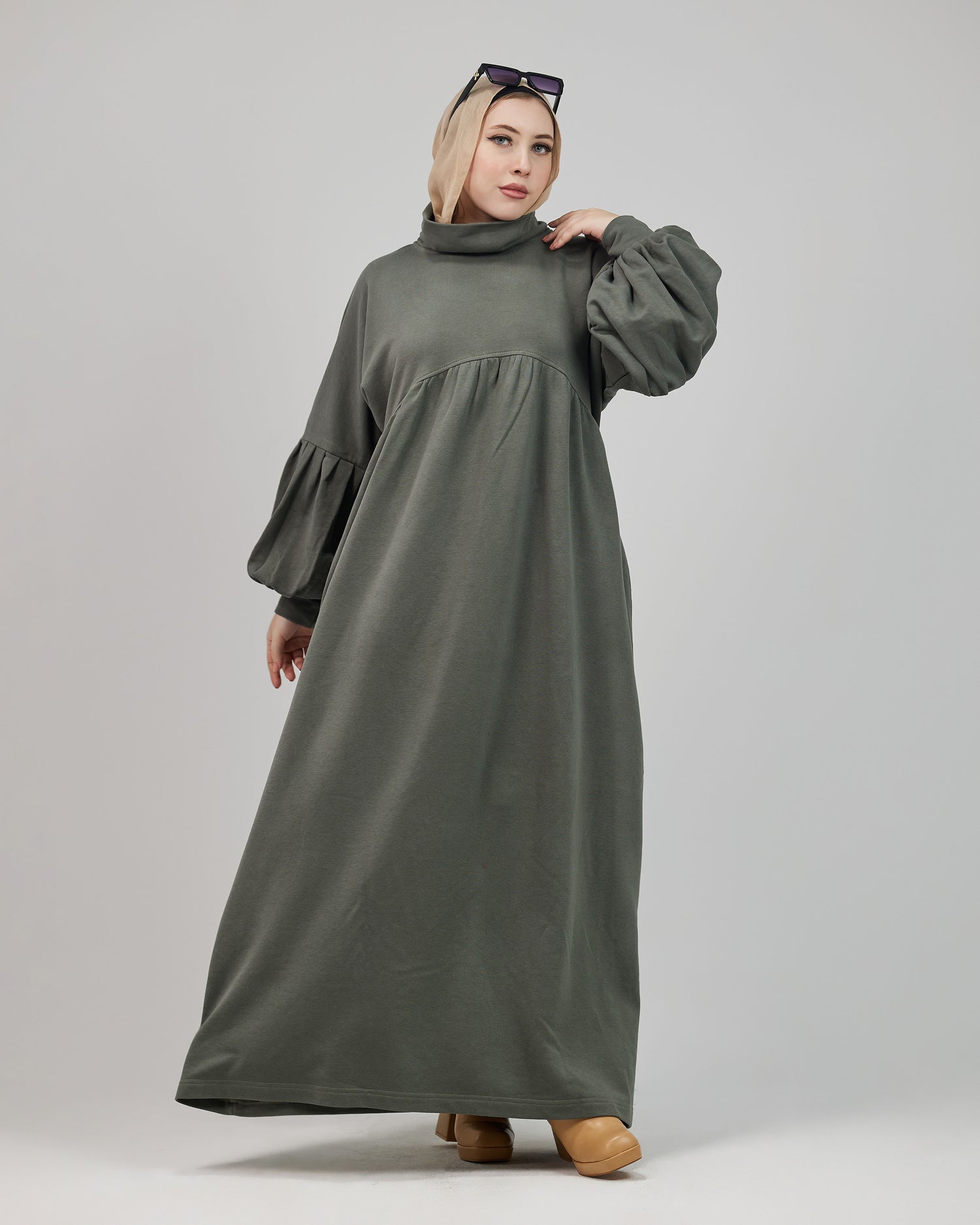 Winter oversize dress