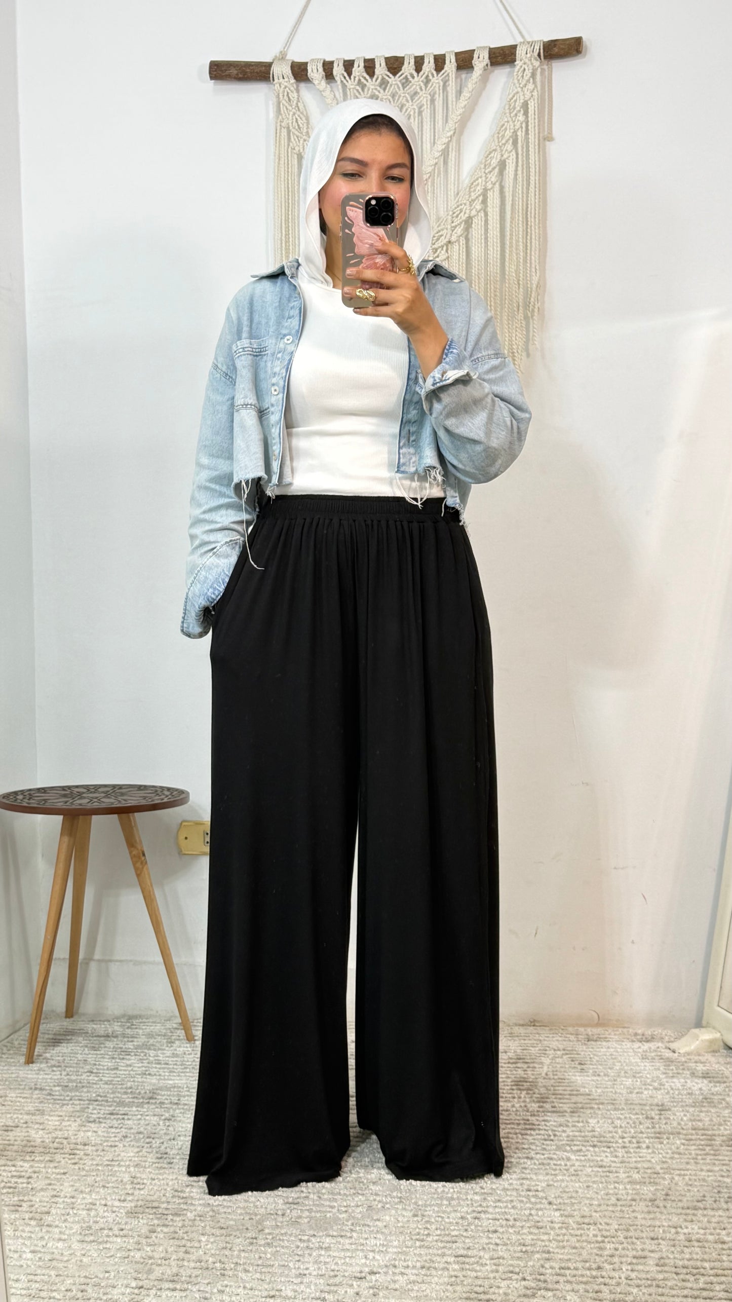 Soft Wide Leg-Black