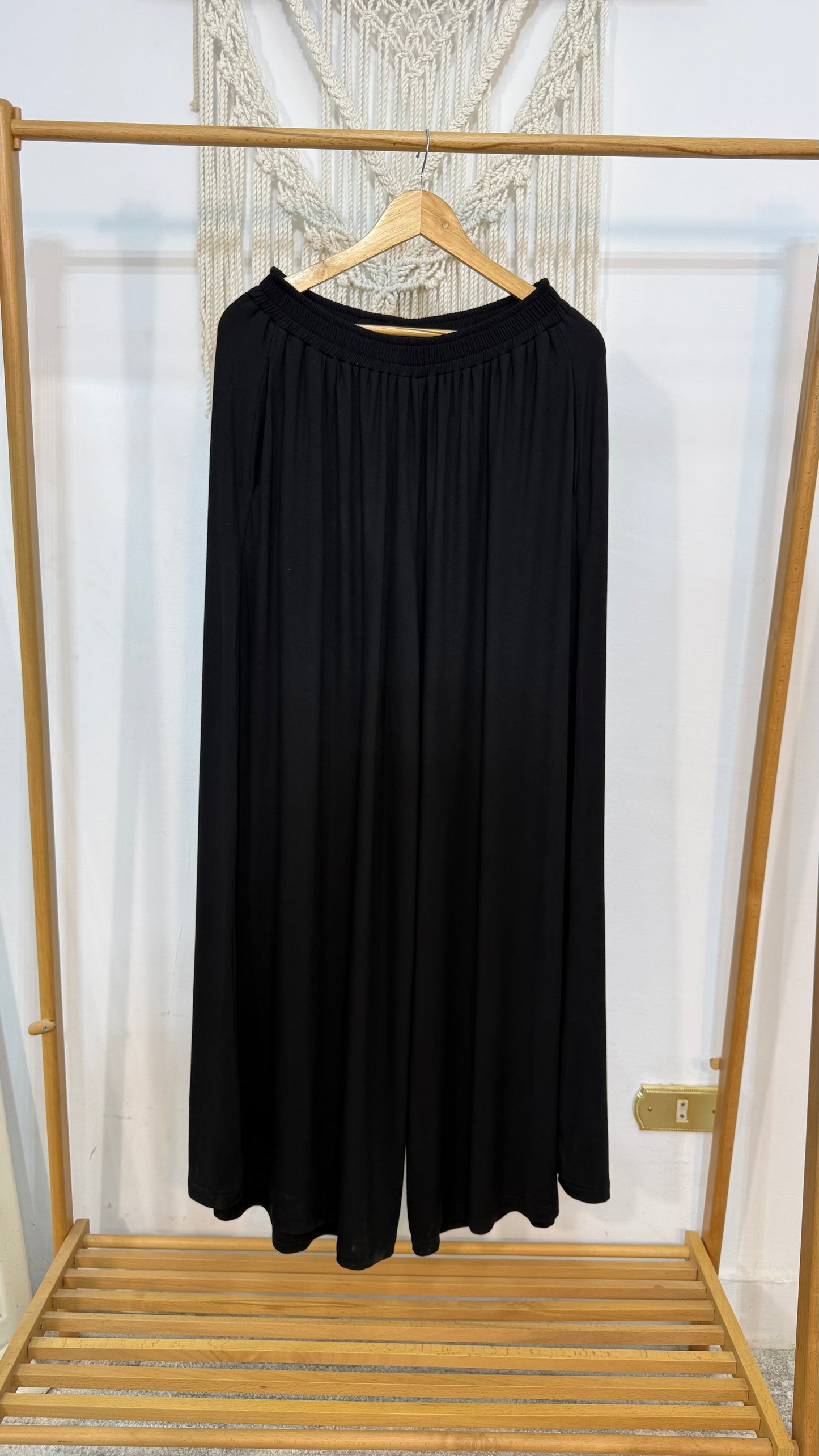 Soft Wide Leg-Black