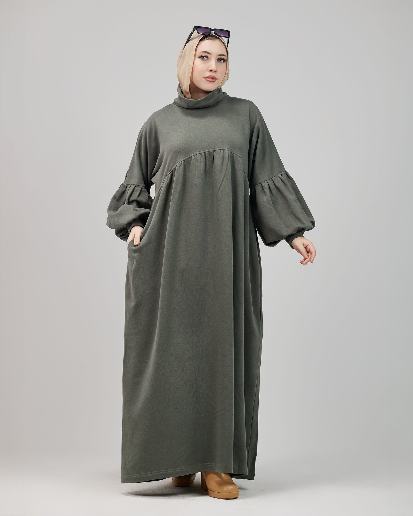 Winter oversize dress