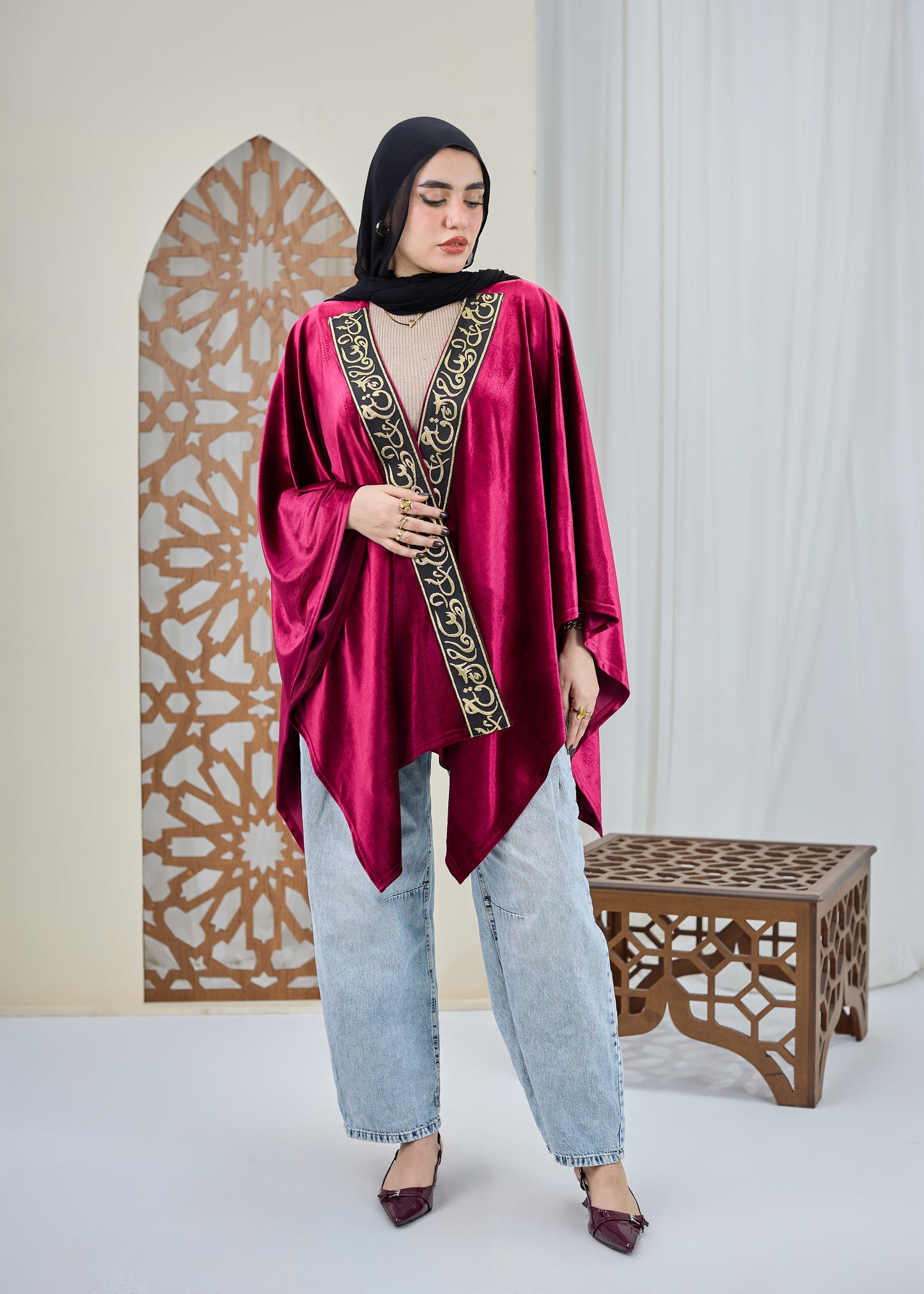 Velvet Glow Shawl