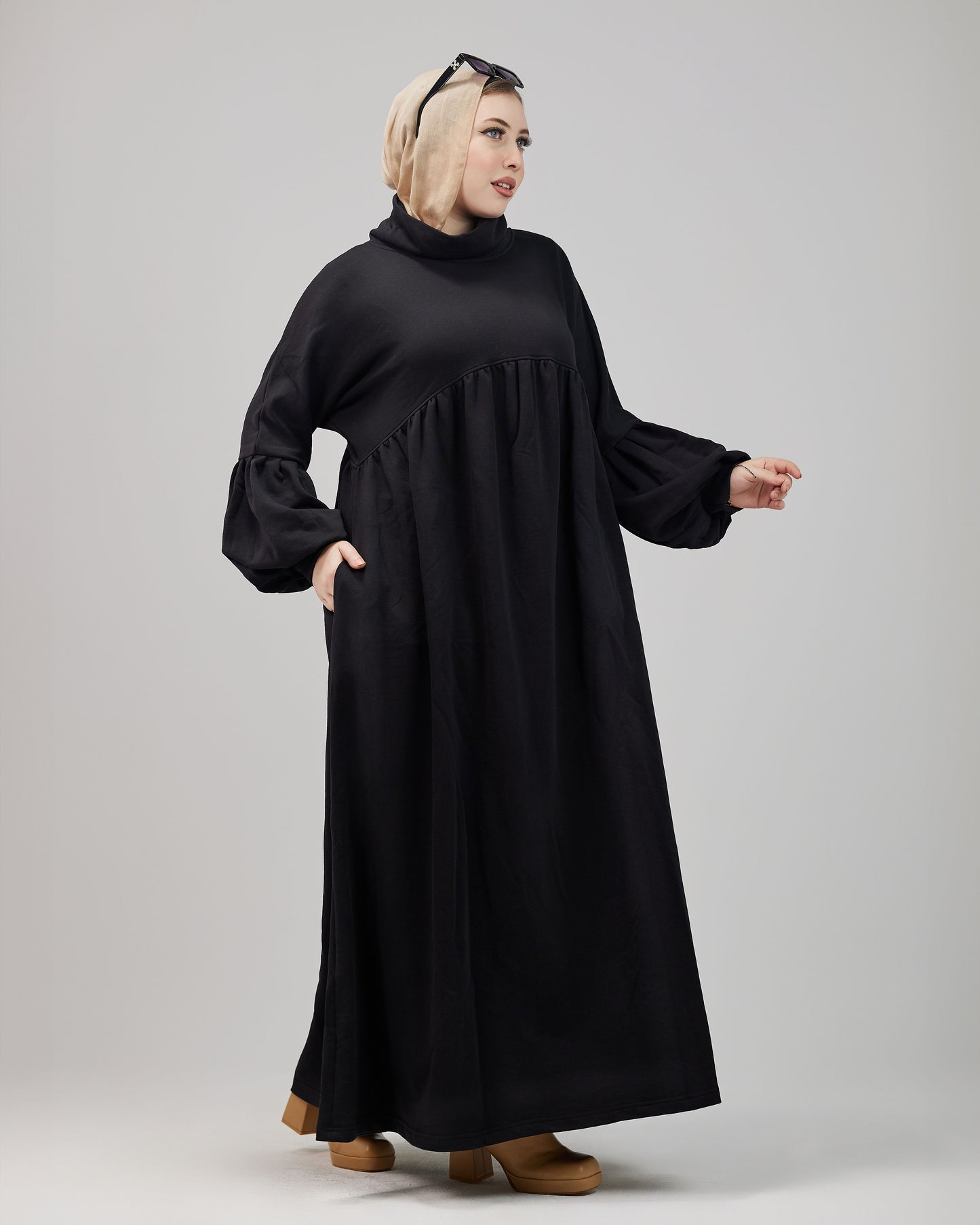 Winter oversize dress