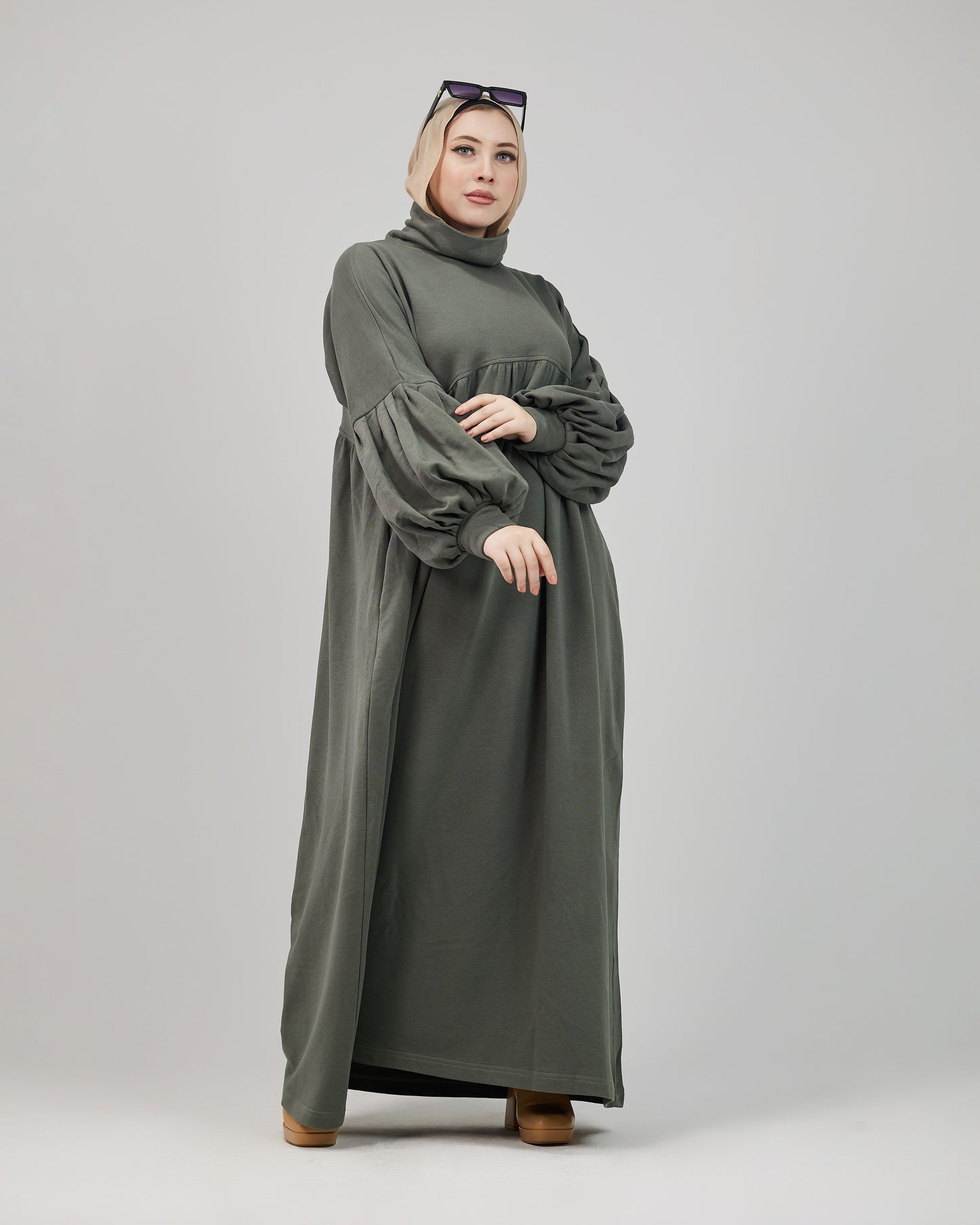 Winter oversize dress