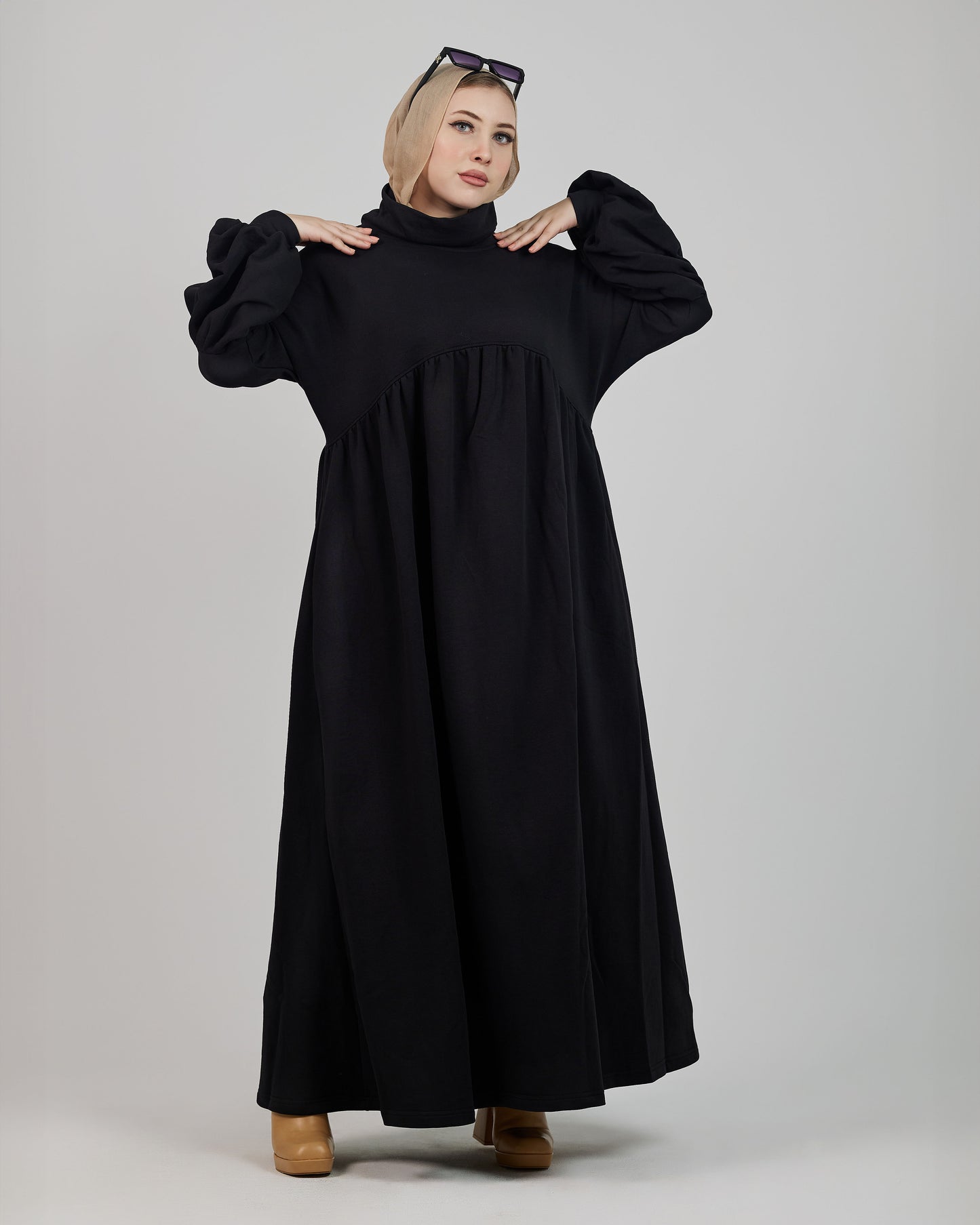 Winter oversize dress
