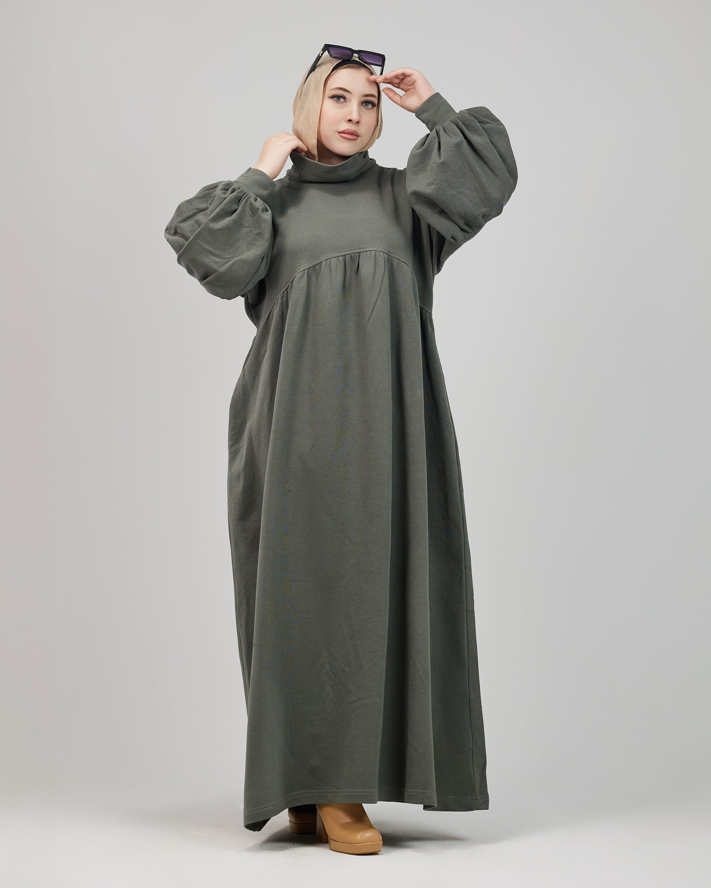 Winter oversize dress
