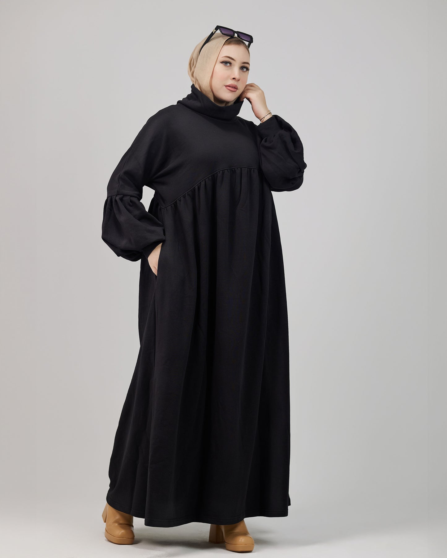 Winter oversize dress