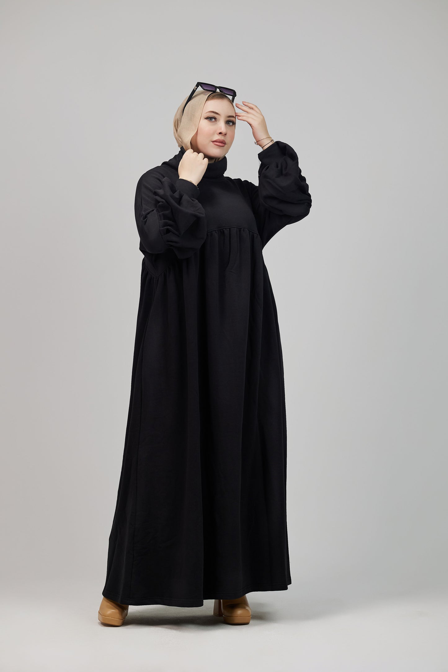 Winter oversize dress