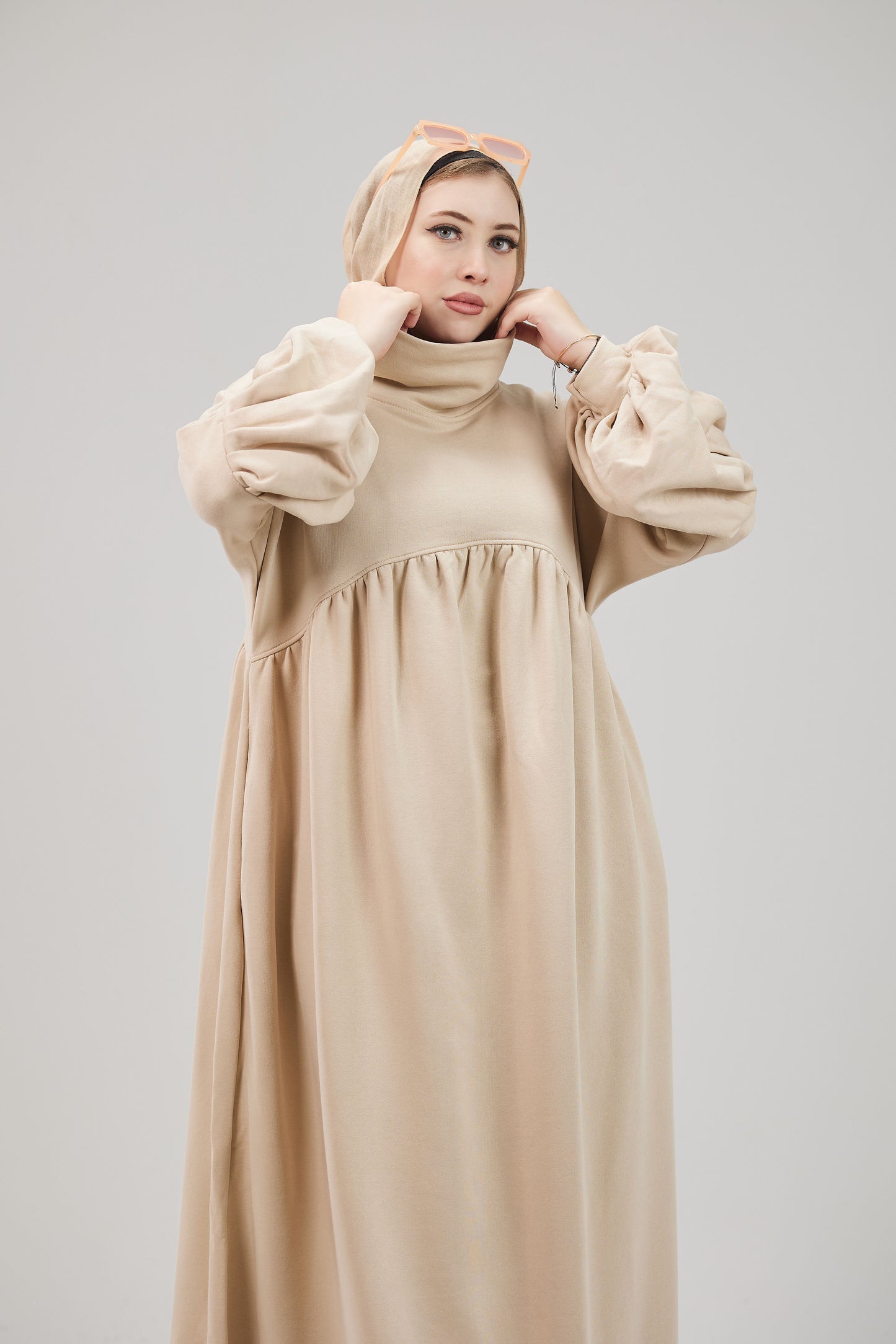 Winter oversize dress