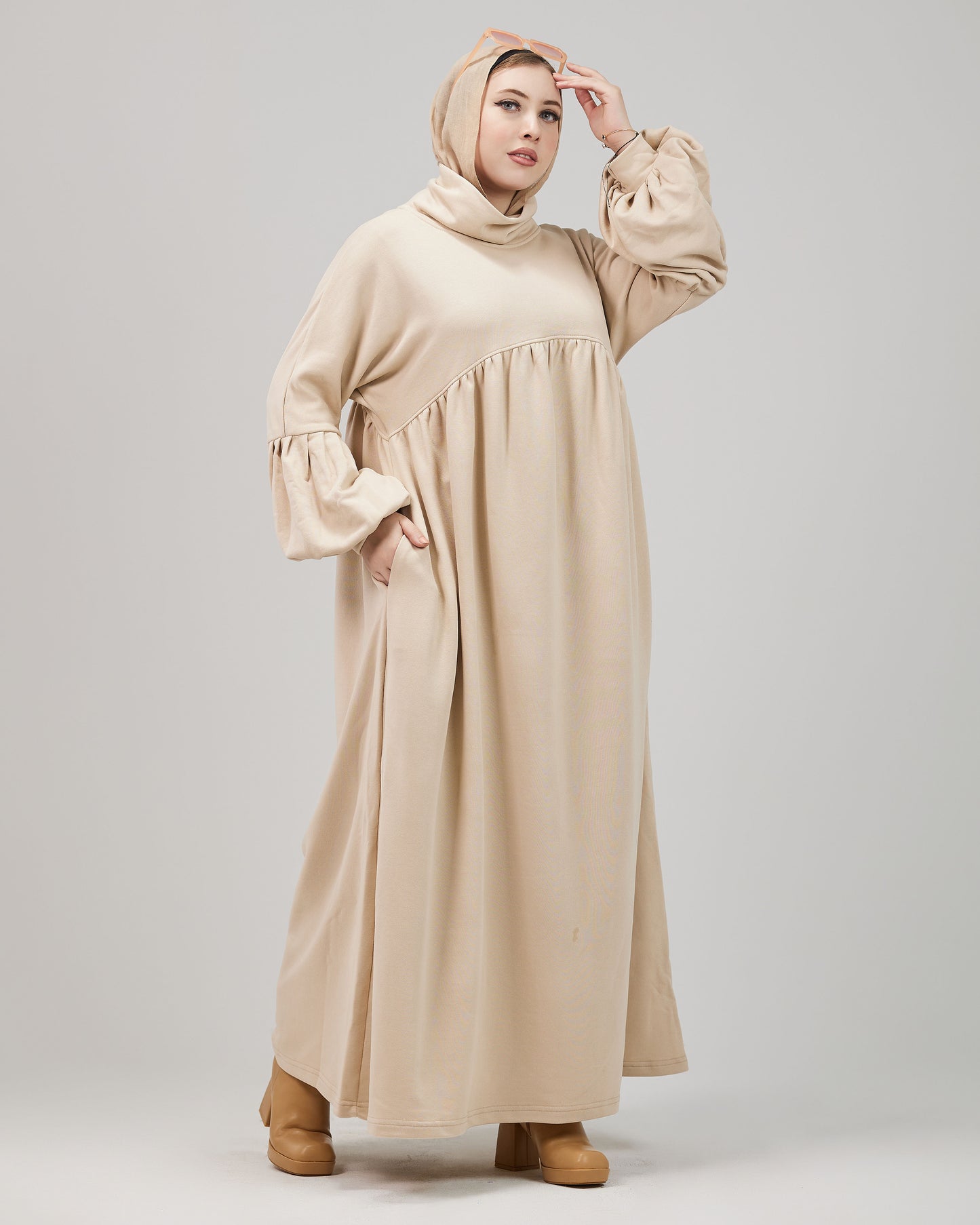 Winter oversize dress