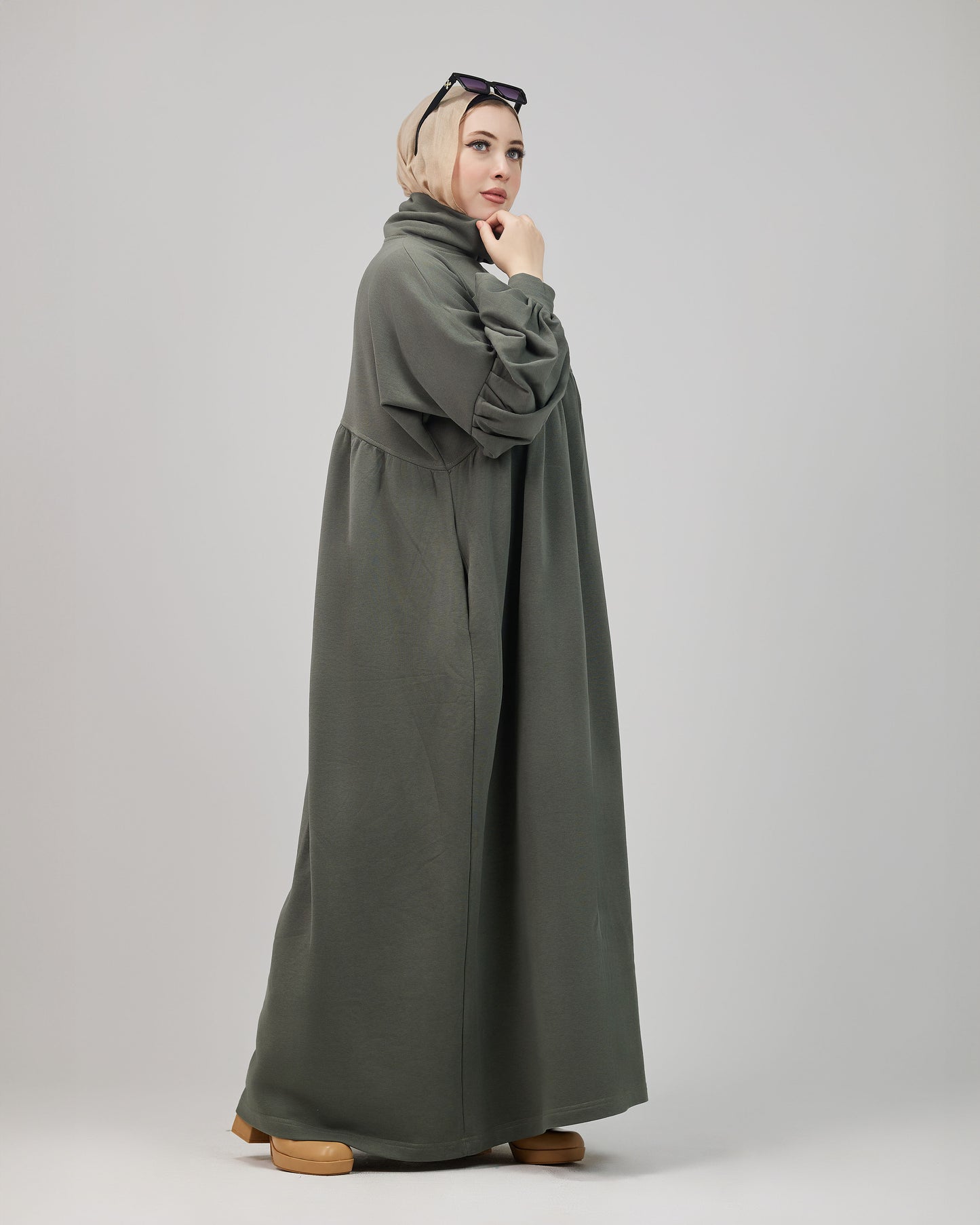 Winter oversize dress
