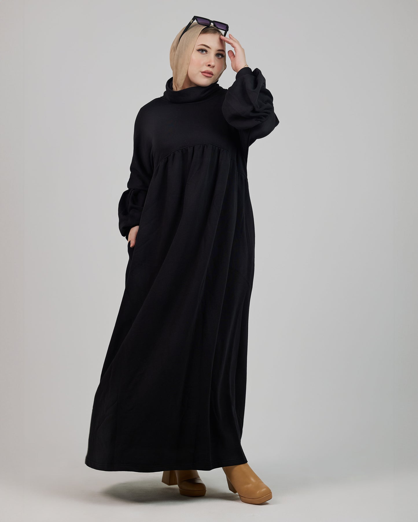 Winter oversize dress