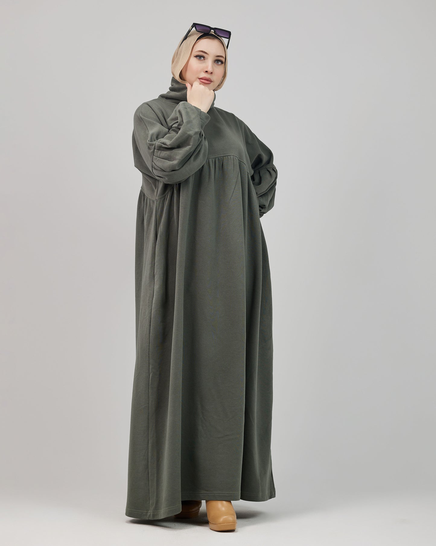 Winter oversize dress