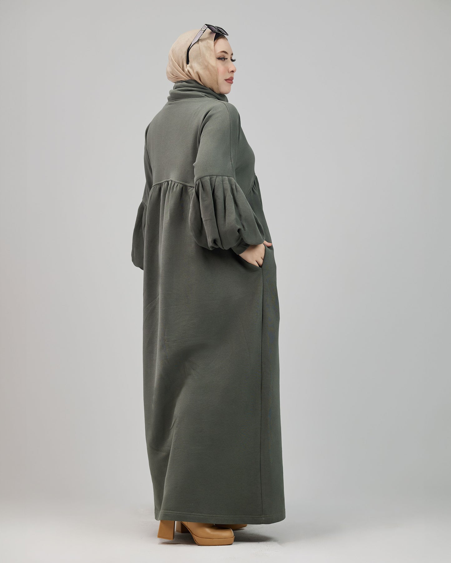 Winter oversize dress
