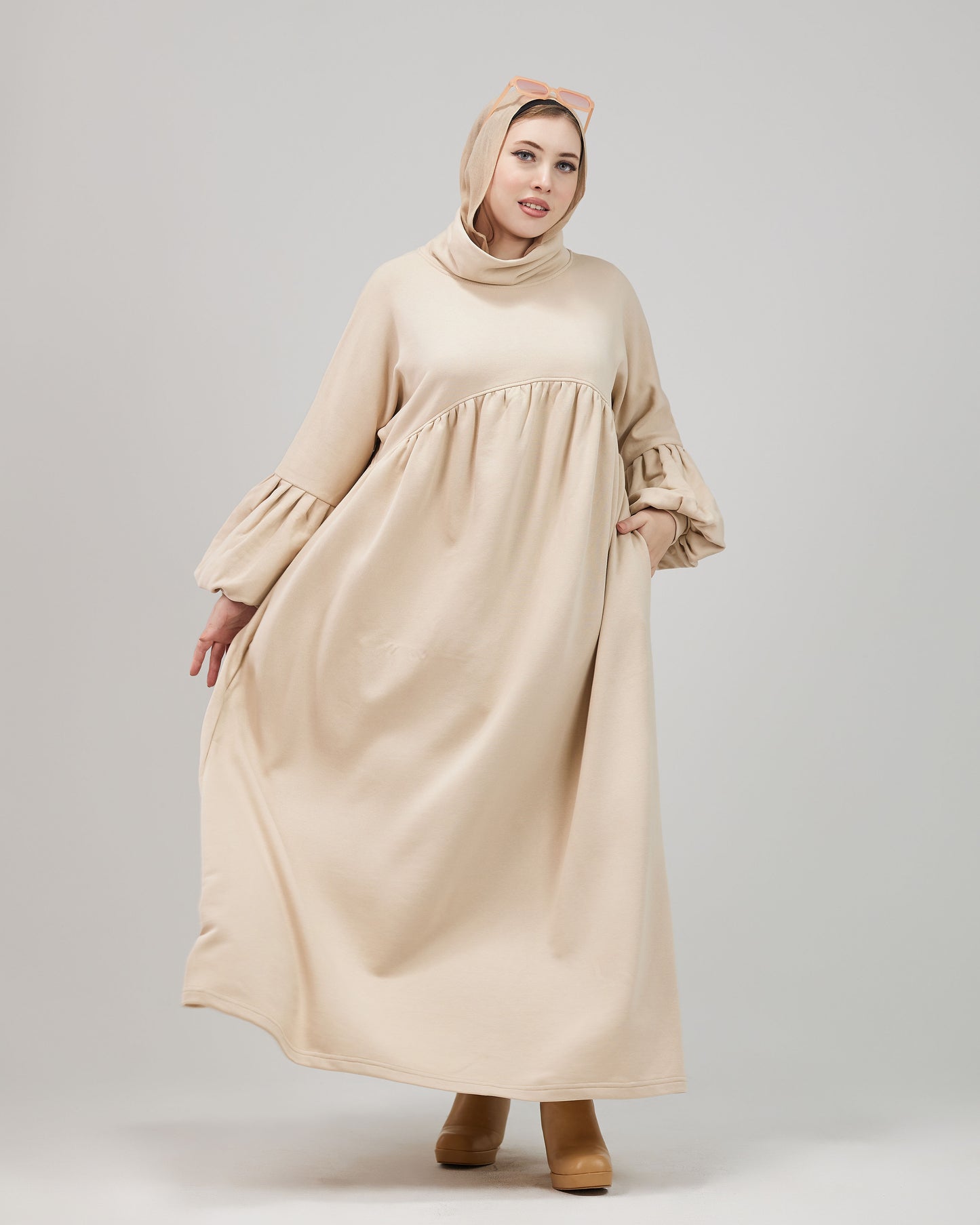 Winter oversize dress