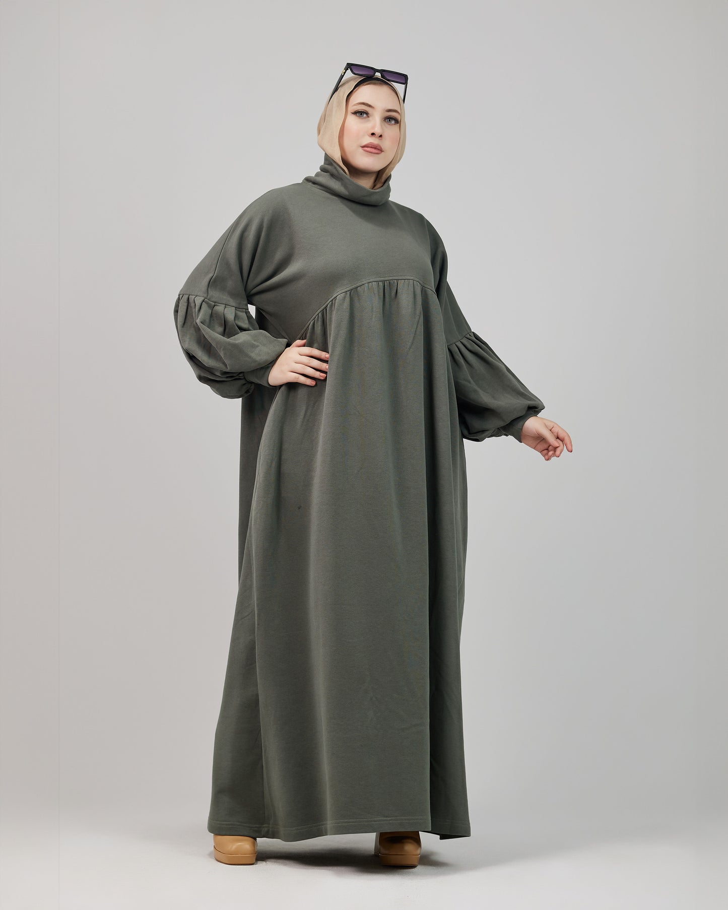 Winter oversize dress